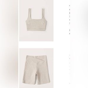 Abercrombie Biker Short + Matching Bra